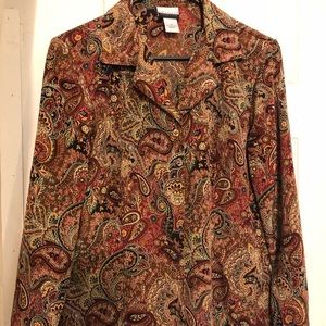 Kim Rogers paisley button down